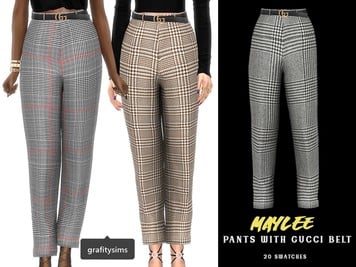 Maylee Pants with Gucci Belt
