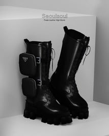 Prada Leather High Boots | SEOULSOUL