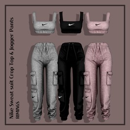 Nike Sweat Srop Top with Matching Jogger Pants [Alpha]