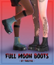 Warewolves CC Pack Chunky & Higher Platform Boots [MM]