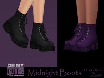 Oh My Goth - Midnight Boots