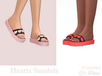 Hearts Sandals