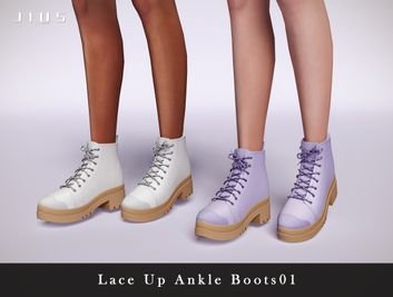 Lace Up Ankle Boots For Unisex [MM]