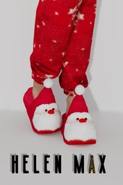 Santa Slippers by Helen Max: Unisex Footwear