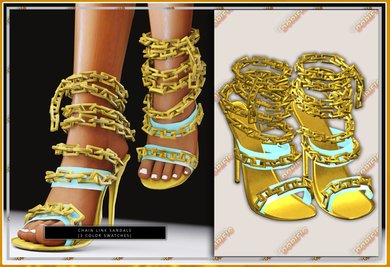 CHAIN LINK SANDALS