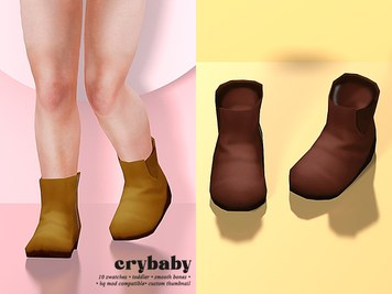 crybaby - chelsea boots (nords) - toddler f
