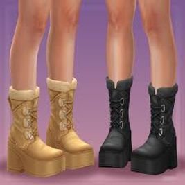 ✩ Trillyke ✩ — Zoom Boots Cute and stylish lace-up platform boots...