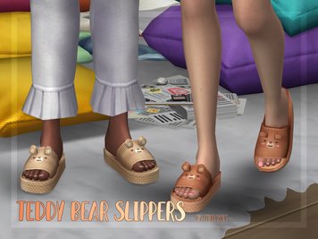 Teddy Bear Slippers | Trillyke