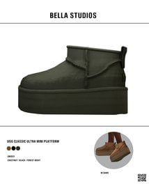 UGG CLASSIC ULTRA MINI PLATORM BOOTS