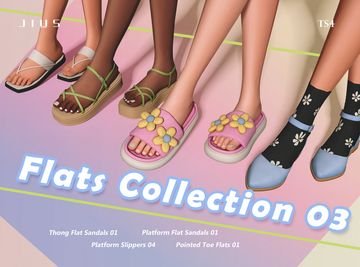Flat Slippers and Sandals Collections