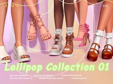 Shoes Collection ( Pom Pom Heels / Double Strap / Ankle Boots / Open Toe Sandals ) [MM]