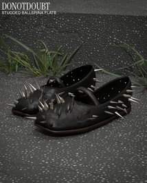 Studded Ballerina Flats