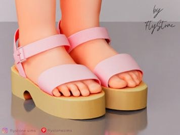 Child High Platform Sandals