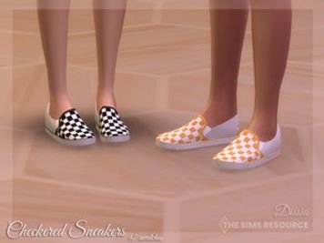 Checkered Sneakers
