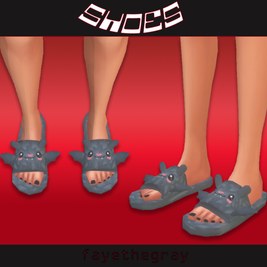 cute bat slippers
