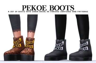 Pekoe Boots  by @nucrests