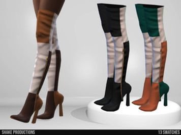 893- High Heel Knee Boots