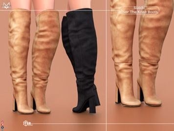 Suede Over The Knee Boots S467
