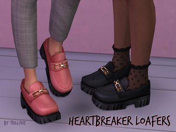 Chunky Leather Loafers For Female [MM]