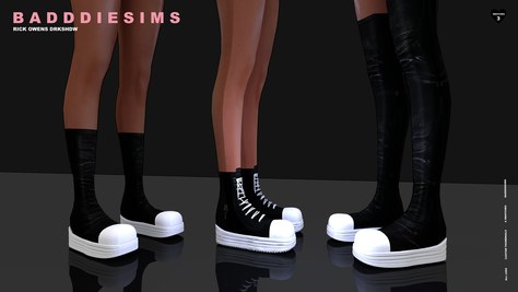 High-Cut Female Platform Sneakers [MM]