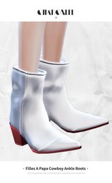 Papa Cowboy Ankle Boots for Women by Charonlee Sims