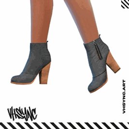 [VHSync] Thick heel ankle boots