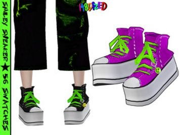 SMILEY PLATFORM SNEAKER