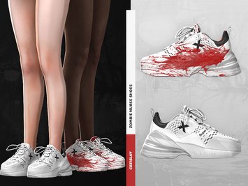Zombie Nurse Sneakers