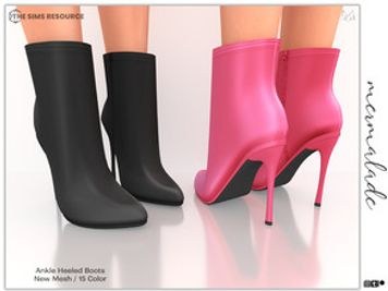 Ankle Heeled Boot S232