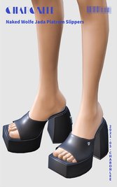 Naked Wolfe Jada Platform Slippers | Charonlee SIMS