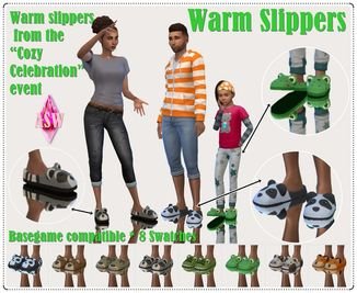 Warm Slippers from the "Cozy Celebration" event