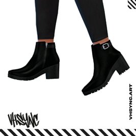[VHSync] Leather Ankle Boots