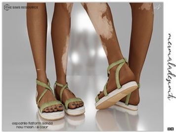 Espadrille Platform Sandals S08