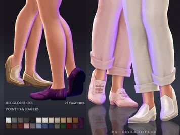 [helgatisha] Pointed & Loafers male shoes_recolor | helgatisha