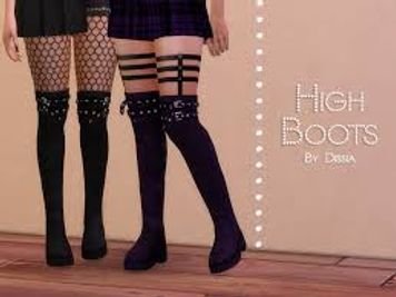 The Sims Resource | High Boots