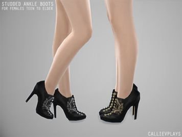 Studded Ankle Boots