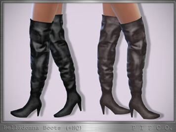 Belladonna Boots.