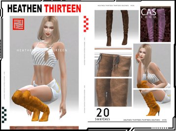 Knee High Laced Suede Boots for Female [ALPHA]