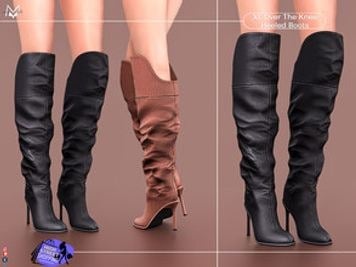 XL Over The Knee Heeled Boots S427