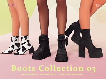 Boots Collection ( Suade Ankle Boots / Leather Ankle Boots ) [MM]