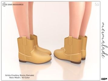Ankle Cowboy Boots S238