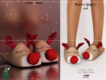 Reindeer Slippers ~ Child ✨
