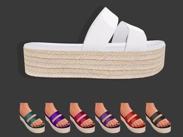 Flip Flop Shoes on platform