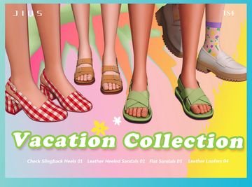 Vacation Collection Set - Sandals, Heels, Flats and Loafers