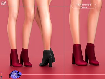 Ankle Heeled Boots S419