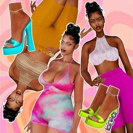 Link Top, Link Shorts, Chill Romper, Link Heels v1 & v2