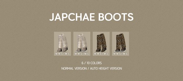 MMSIMS Shoes Japchae Boots