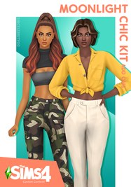 Moonlight Chic Pack (Crop Top / Shorts / Tied Button Down / Slacks / Sneakers / Pants) [MM]