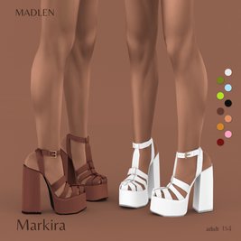 High Heeled Platform Sandals [MM]
