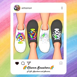🌈Charm Sneakers for PRIDE🌈